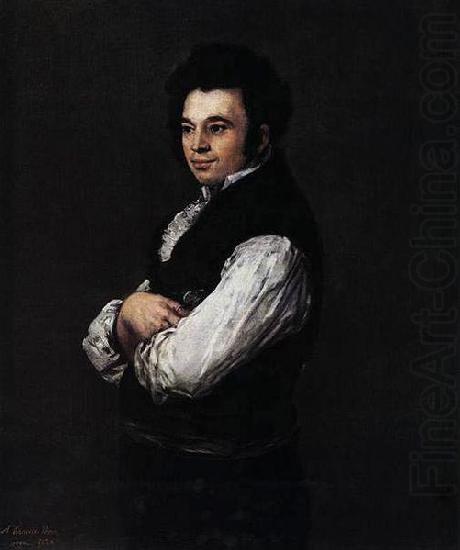 Francisco de Goya Portrat des Tiburcio Perez y Cuervo china oil painting image